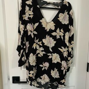 Lush Open Back Shift Dress